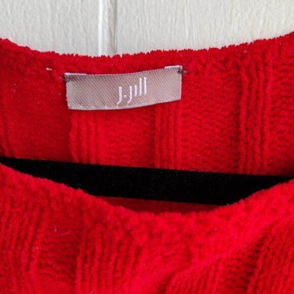 J Jill Sweater in Soft Cotton, this Cable Knit Sweater will keep the cold away! - Picture 5 of 8